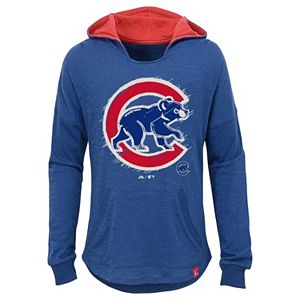 Girls 7-16 Majestic Chicago CubsThe Closer Pullover Hoodie