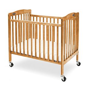 Pocket Crib Portable Folding Wood Crib by LA Baby