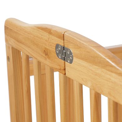 Little Wood Portable Folding Crib by LA Baby