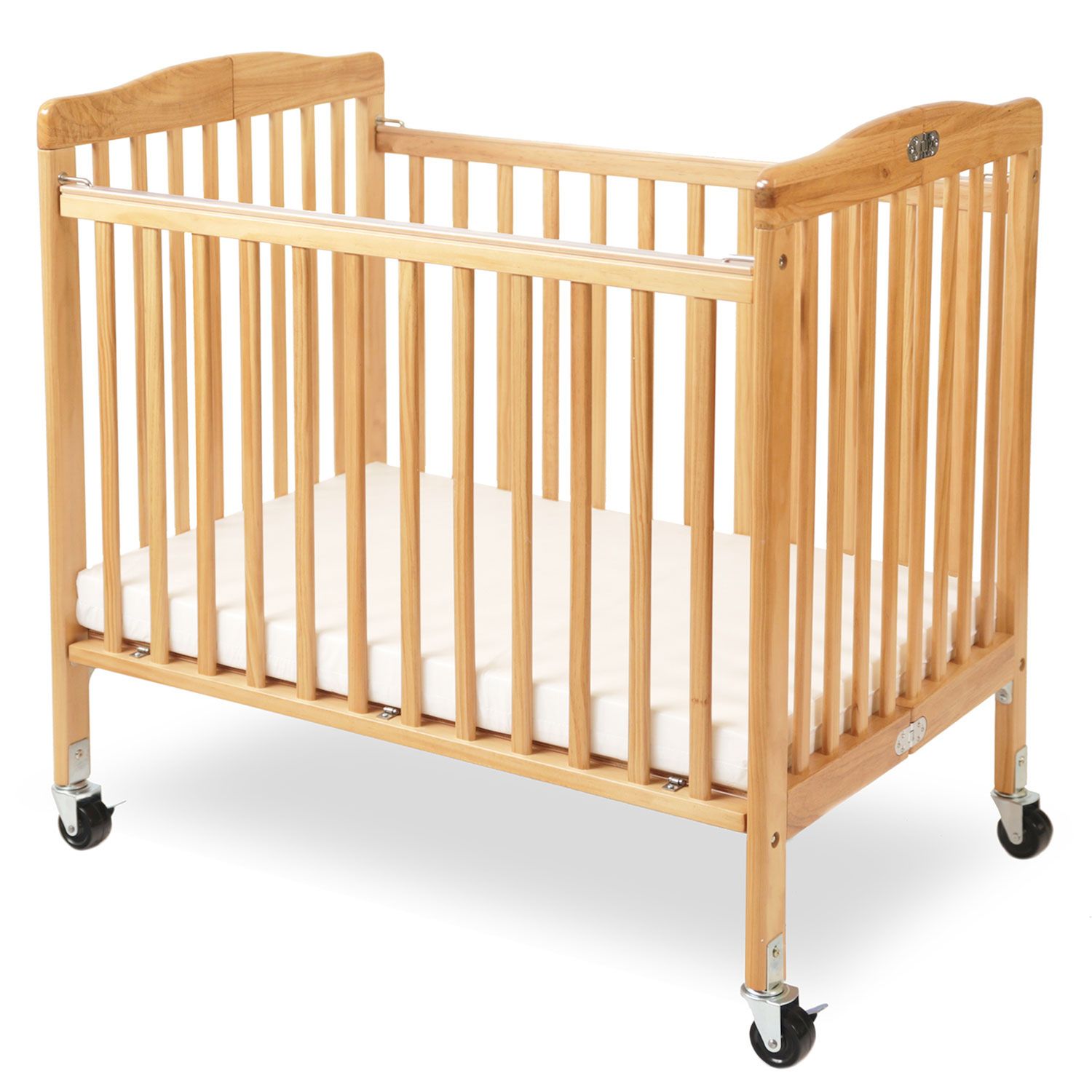 folding wooden crib