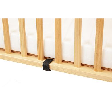 LA Baby Full Size Wood Folding Crib