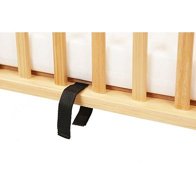 LA Baby Full Size Wood Folding Crib