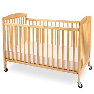 Full Size Wood Folding Crib by LA Baby