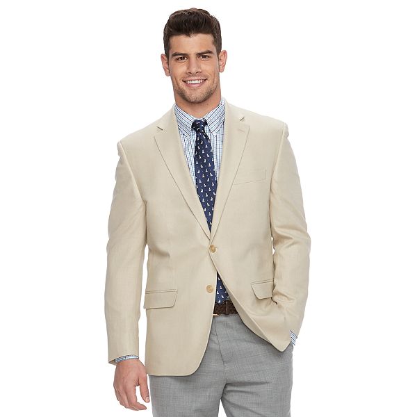 Men's Chaps Classic-Fit Linen-Blend Sport Coat