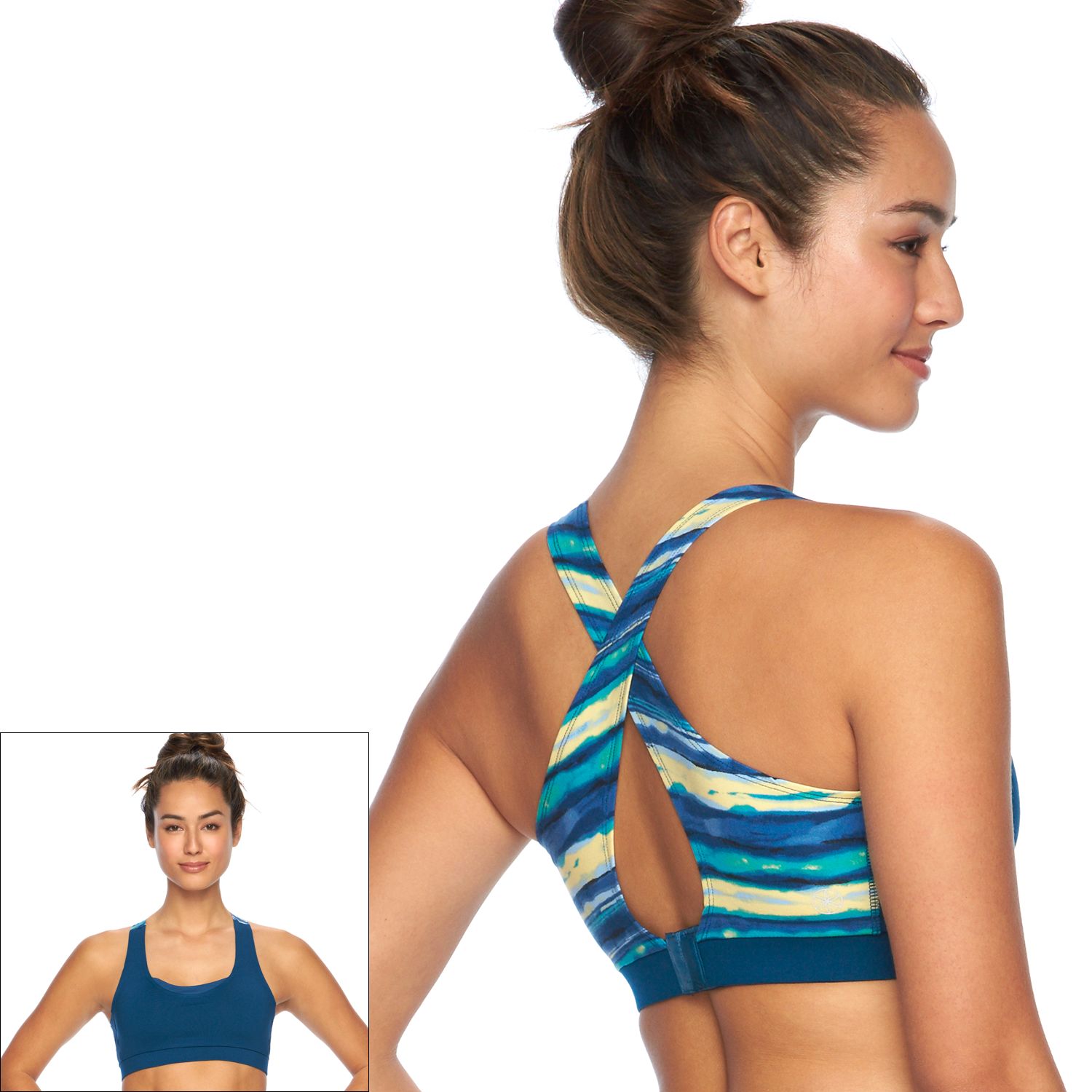 gaiam sports bra size chart