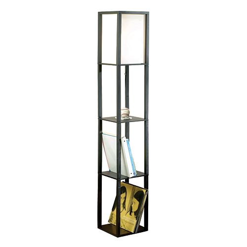 Catalina Lighting Square 2 Shelf Floor Lamp