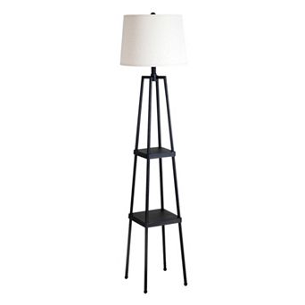 Catalina Lighting 2-Shelf Floor Lamp