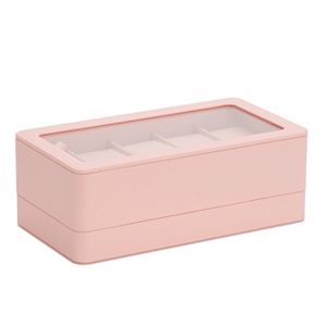 WOLF Valet Box with Removable Tray for Apple Watch