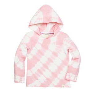 Toddler Girl Burt's Bees Baby French Terry Tie Dye Stripe Hoodie