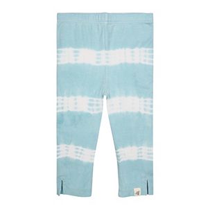 Toddler Girl Burt's Bees Baby Tie Dye Stripe Capri Leggings
