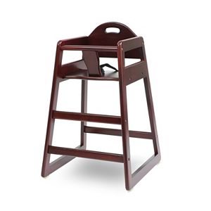 LA Baby Solid Wood High Chair
