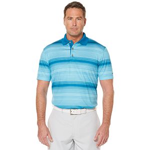 Men's Grand Slam Regular-Fit Striped Performance Golf Polo