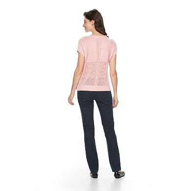 Women's Croft & Barrow® Ribbed Dolman Sweater