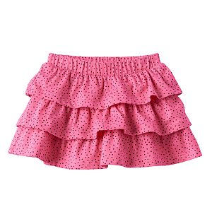 Baby Girl Jumping Beans® Print Tiered Skort