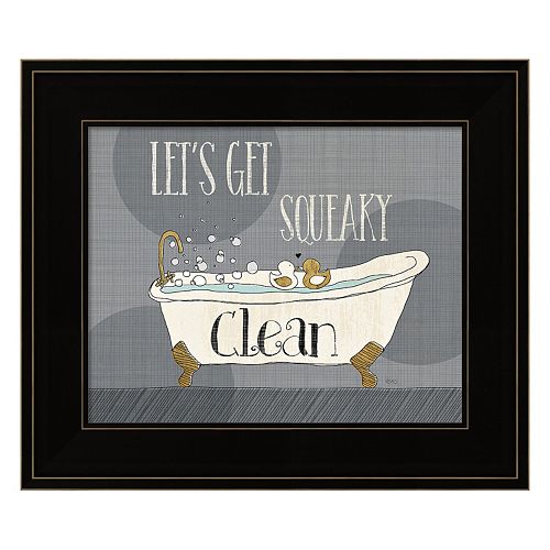 Squeaky Clean I Framed Wall Art