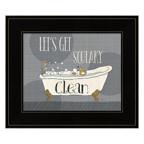 Squeaky Clean I Framed Wall Art