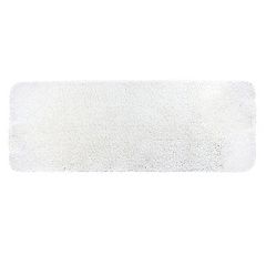 Mohawk Home Metaphor Bath 24-in x 60-in Arctic White Polyester Bath Runner  in the Bathroom Rugs & Mats department at