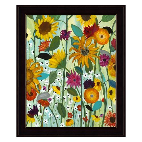 Sunflower House Framed Wall Art