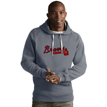 Men's Antigua Atlanta Braves Victory Logo Hoodie