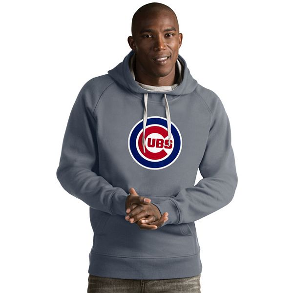 Antigua Chicago Cubs Walking Bear Victory Pullover Hooded Sweatshirt XX-Large