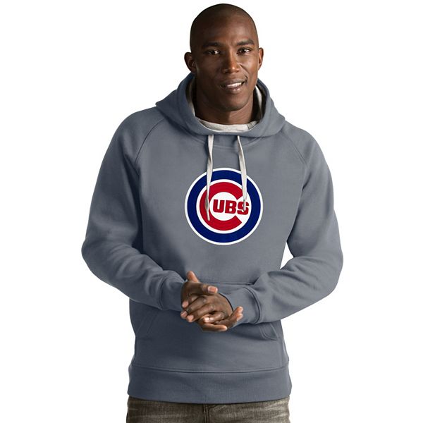 Men's Antigua Chicago Cubs Victory Logo Hoodie