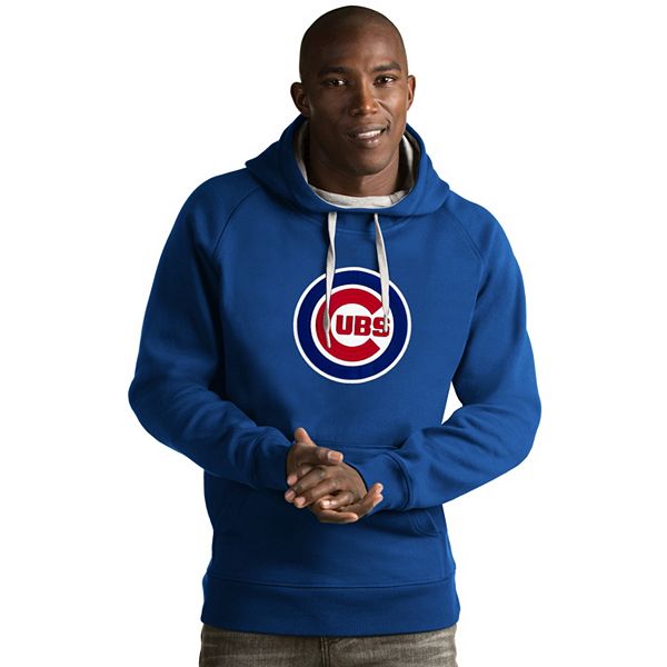 Men s Antigua Chicago Cubs Victory Logo Hoodie