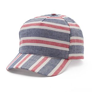 Women's Mudd® Striped Baseball Hat