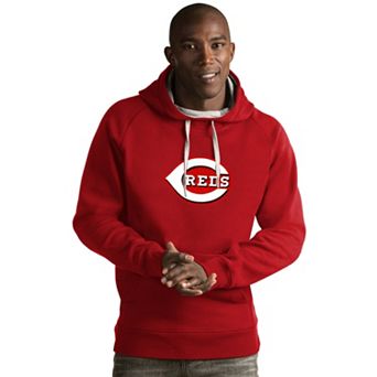 Men's Antigua Cincinnati Reds Victory Logo Hoodie