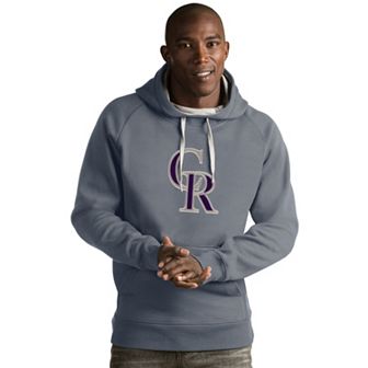 Men's Antigua Colorado Rockies Victory Logo Hoodie