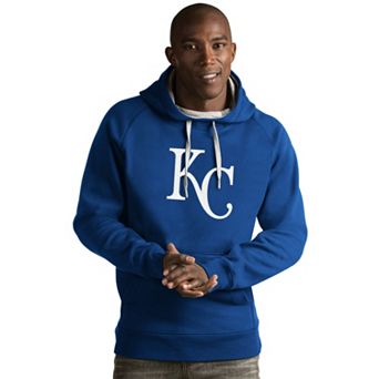 Men's Antigua Kansas City Royals Victory Logo Hoodie
