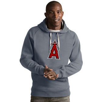Men's Antigua Los Angeles Angels of Anaheim Victory Logo Hoodie