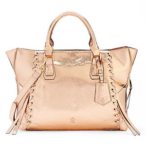 Jennifer Lopez Cheryl Metallic Tote