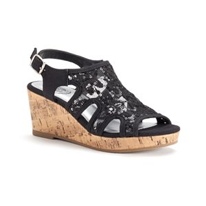 SO® Grove Girls' Wedge Sandals