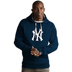 Atlanta Braves Fanatics Branded Team Logo Lockup Fitted Pullover Hoodie -  Navy