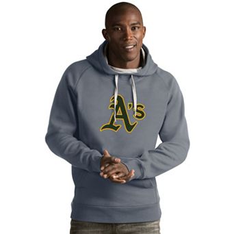 Men's Antigua Oakland Athletics Victory Logo Hoodie