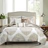 Madison Park 6-piece Caroline Quilted Coverlet Set