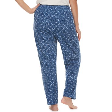 Plus Size Sonoma Goods For Life® Mix & Match Pajamas: Open Hem Sleep Pants