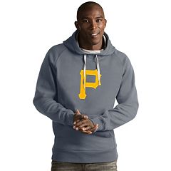 Men's Nike Black/Gold Pittsburgh Pirates Authentic Collection Pregame  Performance Raglan Pullover Sweatshirt