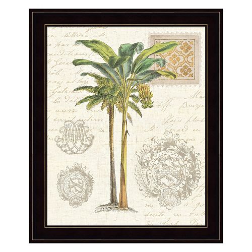 Vintage Palm Study I Framed Wall Art
