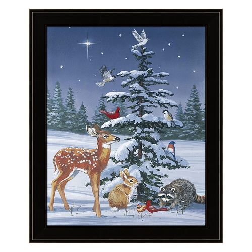 Christmas Gathering Framed Wall Art