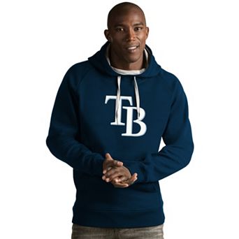 Men's Antigua Tampa Bay Rays Victory Logo Hoodie