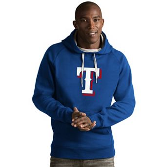 Men's Antigua Texas Rangers Victory Logo Hoodie