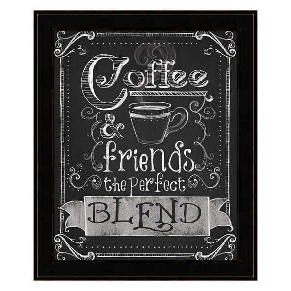 Coffee Friends Framed Wall Art