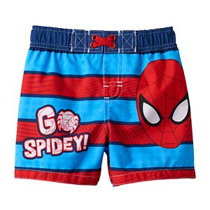Marvel Spider-Man Baby Boy Swim Trunks