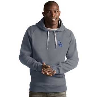 Men's Antigua Los Angeles Dodgers Victory Pullover Hoodie
