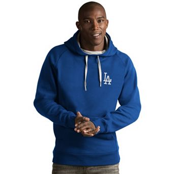 Men's Antigua Los Angeles Dodgers Victory Pullover Hoodie