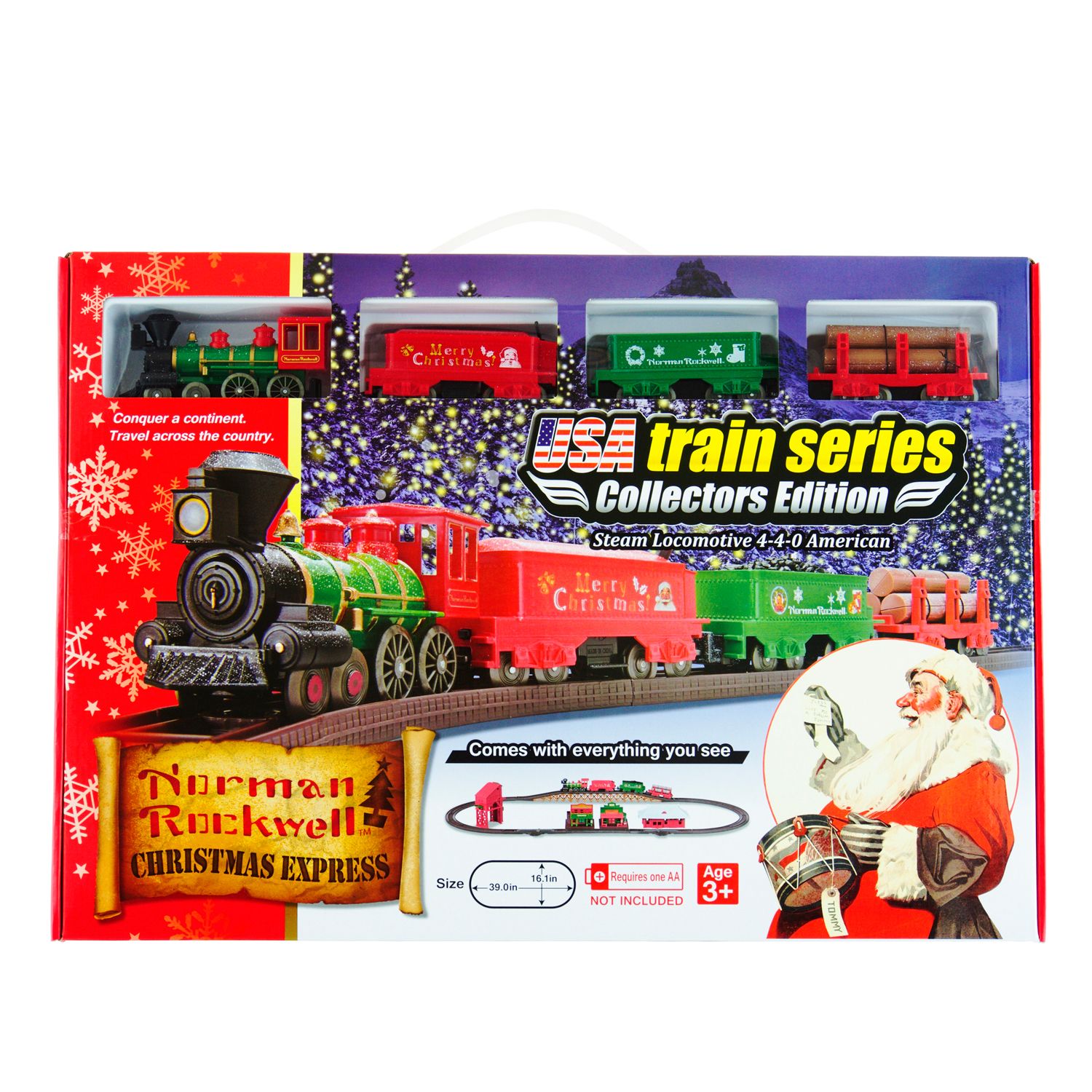 steam locomotive train set