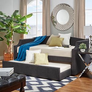 HomeVance Wallen Track Arm Daybed & Trundle