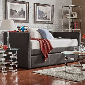 HomeVance Wallen Arm Daybed & Trundle