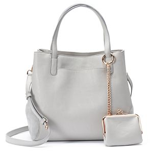 LC Lauren Conrad Lili Large Frame Tote with Coin Purse